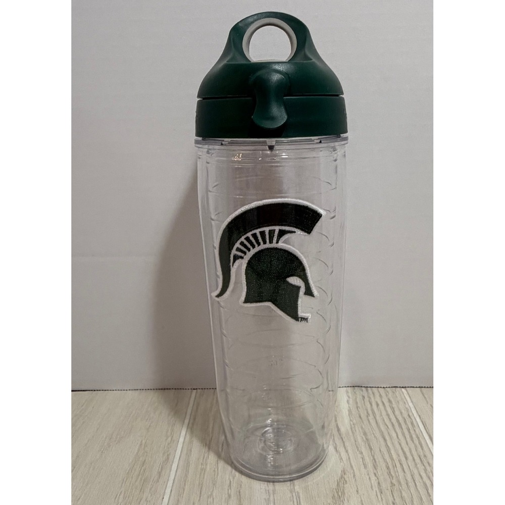 Tervis Water Bottle 24oz Michigan State Spartans Insulated Tumbler flip lid